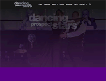 Tablet Screenshot of dancingwithprospectstars.org